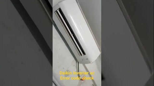 Daikin Inverter ac error code check ?