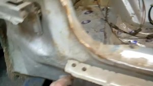 Хонда Торнео Ремонт. часть 1 Удар в заднею часть, замена крыльев и заднего фартука