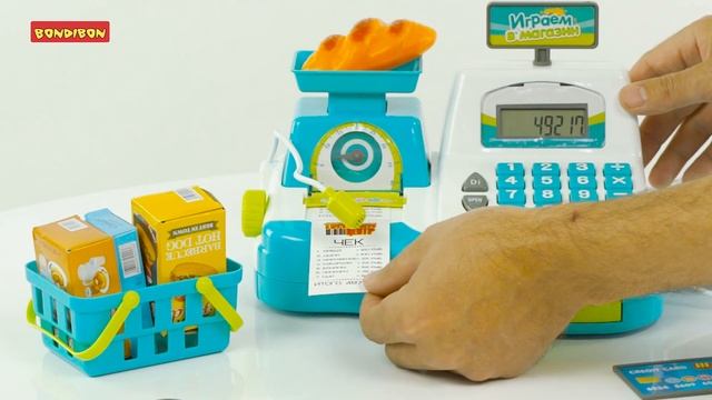 Серия игр "ИГРАЕМ В МАГАЗИН" с кассовым аппаратом от BONDIBON смотреть онлайн