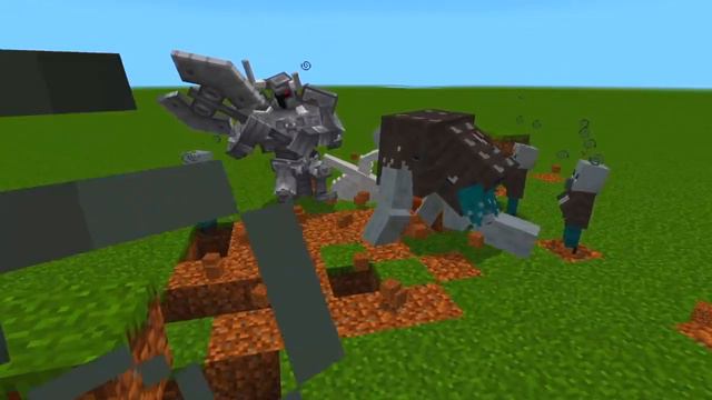 Ferrous Wroughtnaut vs Mutant Vindicator | Minecraft смотреть онлайн