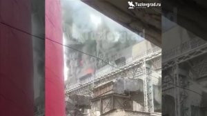 В Ростовской области горит Новочеркасская ГРЭС