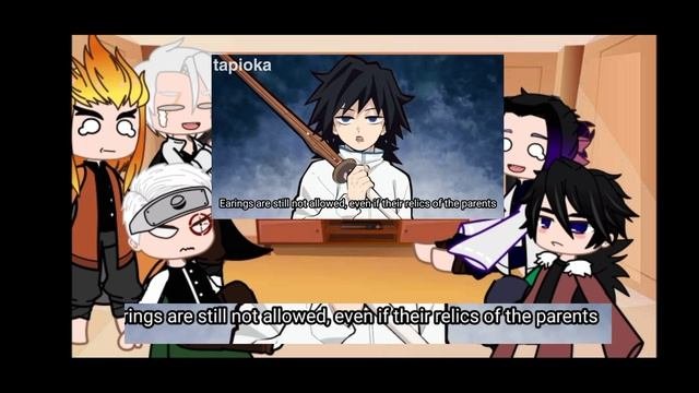 Hashiras React To Tomioka Giyu || Demonslayer React