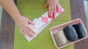 Складываем колготки компактно