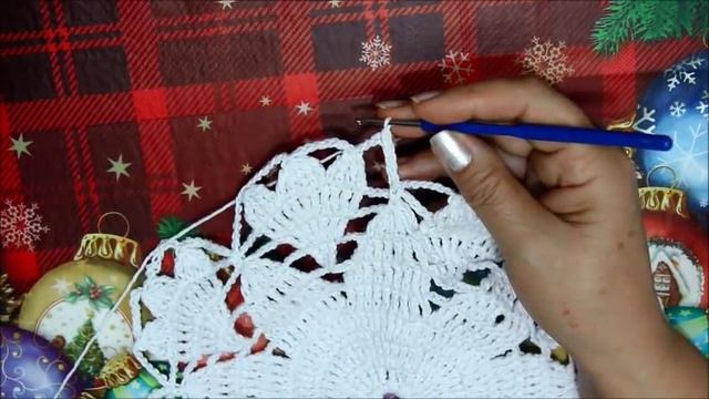 АЖУРНАЯ САЛФЕТКА КРЮЧКОМ, МАСТЕР КЛАСС.
