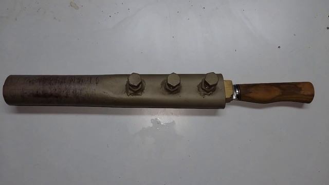 Приспособление для обработки рукояти ножа в обычных тисках... смотреть онлайн