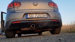 Volkswagen Golf 6R VI R Stock exhaust sound 2.0tfsi cdlf Poland