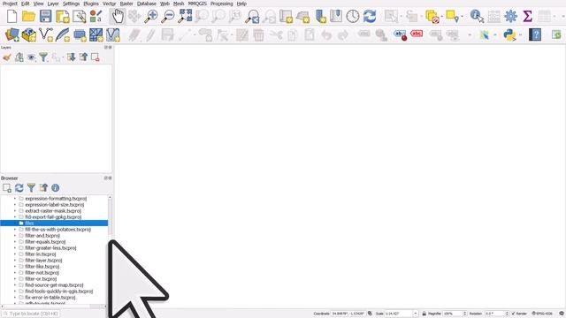 Set a folder as Favorite for quickly adding data to QGIS смотреть онлайн
