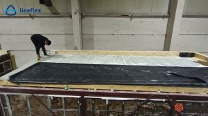 Гидроизоляция плоской кровли модульного дома / EPDM мембрана LineFlex