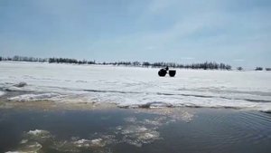 Каракат+самоблок ДАК. Выход на лёд.