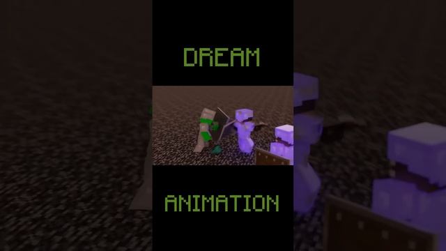 DREAM VS ANİMASYON . #dream  #animasyon #minecraft  #animation