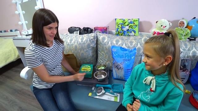 МОЙ КОТЕНОК ЛОЛА ВЛОГ покупки для питомца смотреть онлайн