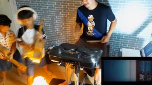 ชอบคนตรงหน้า - RedSpin [ medeli dd305 drum cover and baby jam ]