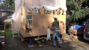 Wall Frame Plywood . Обшивка наружных стен фанерой