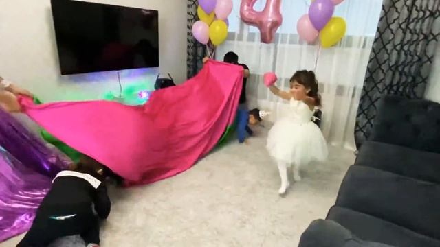 Милана. День рождение Милашки. Рапунцель. Милане 4 годика