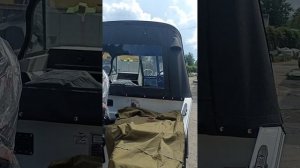 Тент ходовой на лодку Волжанка 46 fish