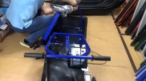 Мотобуксировщик Альбатрос М. Собрать и завести за 34 секунды.