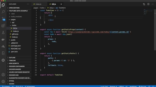 getStaticPaths Data Fetching | NextJS Crash Course смотреть онлайн
