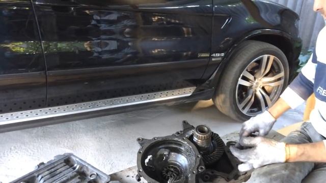 Причины выхода со строя переднего редуктора BMW Х5 Е53. смотреть онлайн