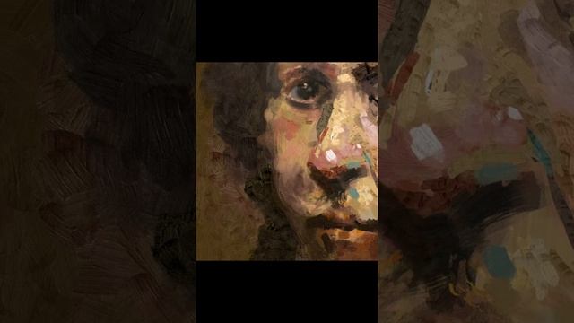 speedpainting Rembrandt's portrait study in Krita 5 - timelapse