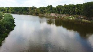 Река Сура, Ульяновская область, Россия.