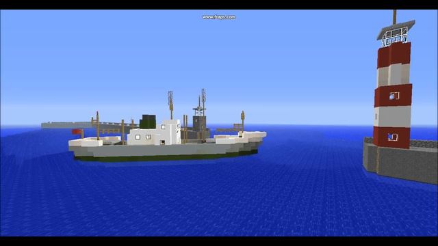 Minecraft - 1960s Cargo Ship 'M.V. Lagos Palm' смотреть онлайн