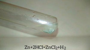 Растворение ЦИНКА в СОЛЯНОЙ КИСЛОТЕ. Простые опыты по химии.Reaction of hydrochloric acid and zinc.