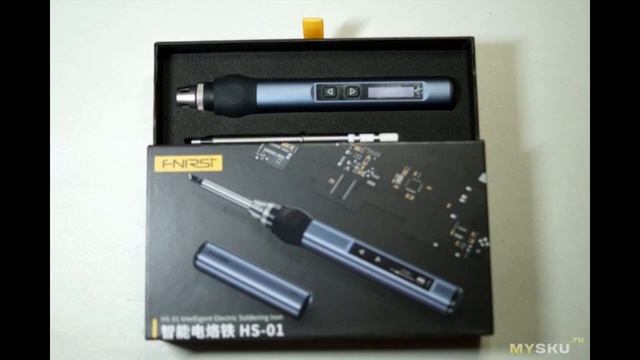 Умный паяльник FNIRSI HS-01 с питанием Type-C PD DC24V 100 ватт сравнение с ЭПСН-100  Обзор