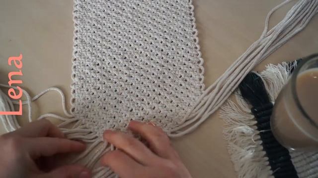 ??????? With ????  ? Makramee Tasche Knüpfen - Macrame Clutch - Macrame Bag DIY ? макраме сумка