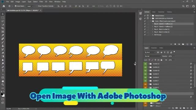 Comic Effect Effect in Adobe Photoshop CC 2019 ( Tutorial ) смотреть онлайн