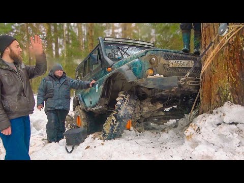 Попали в ловушку на бездорожье | Уаз, Уаз Патриот и Suzuki Jimni | Мы офигели в болоте