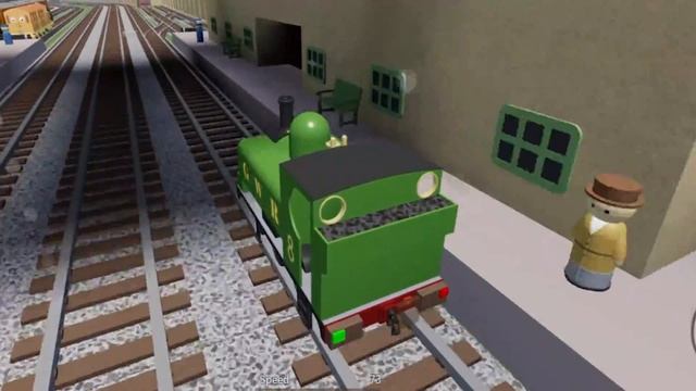 E. 28 PLAYING THOMAS & FRIENDS CRASHES ROBLOX | ThomToys land | Blue Train With Friends смотреть онлайн