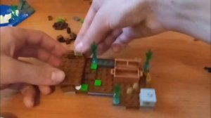 Распаковка набора лего майнкрафт