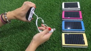 Внешний аккумулятор на солнечной батарее Solar Power Bank 20000 mah