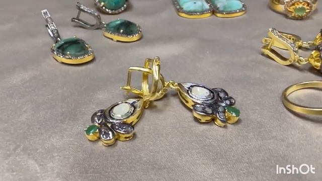 Украшения с изумрудом. Купить онлайн 8 915 560 22 88