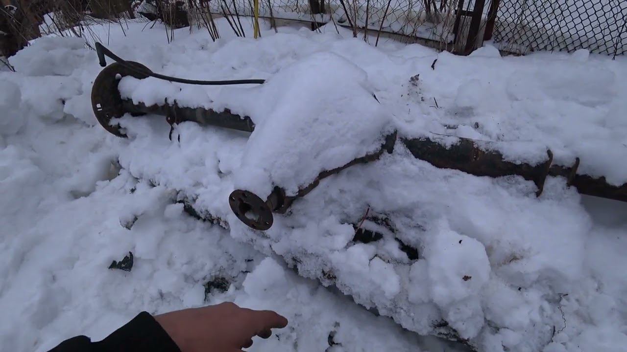 Поменяли мост и добавили листов рессоры . смотреть онлайн