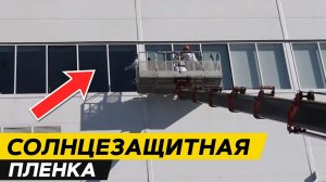 Спасаем от жары коллег из Экомилк. Солнцезащитная пленка 3M Prestige 70.