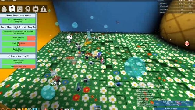 КВЕСТ БЕЛОГО МЕДВЕДЯ #5 ROBLOX BEE SWARM SIMULATOR смотреть онлайн