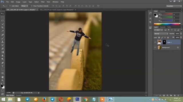 Fine art photography | Tiny people style | Photoshop manipulation tutorial смотреть онлайн