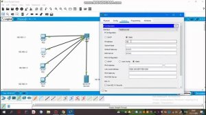 Моделирование сети с топологией звезда на базе концентратора