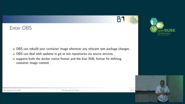 openSUSE Conference 2018 - 30 seconds to Code смотреть онлайн