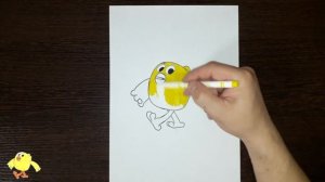 Раскраска Цыпы Мимимишки / Как раскрасить Цыпу из Мимимишек