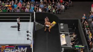 WWE 2K17 Randy Orton VS Rusev 1 VS 1 No Holds Barred Match WWE World Heavyweight Title