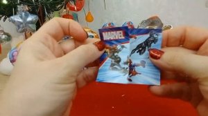 #киндер_сюрприз Герои Марвел! Новая коллекция игрушек! Распаковка Kinder surprise ?❤️?..
