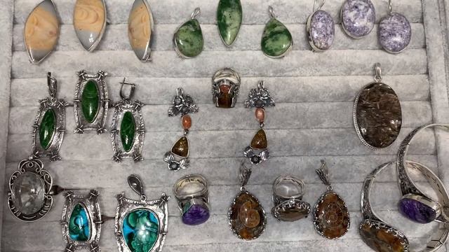 СЕРЕБРО 925.ПРАЗИОЛИТ , ЧАРОИТ,ЛЕПИДОЛИТ.18.12.2021 смотреть онлайн