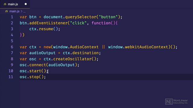 18. Stopping Audio Playback
