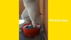 bbw ass Arabia #Routine bbw #Daily routine#