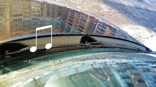 Накладка в проем стеклоочистителя (Жабо) без скотча на Рено Дастер. смотреть онлайн