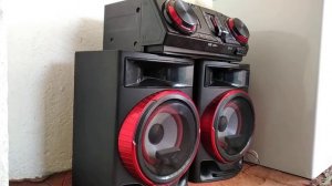 LG XBOOM CJ87-bass test!!