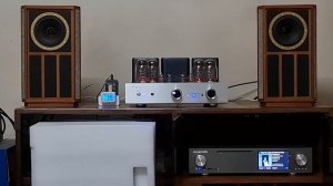 HiFi System. Tannoy Prestige Autograph Mini speakers. Play Me