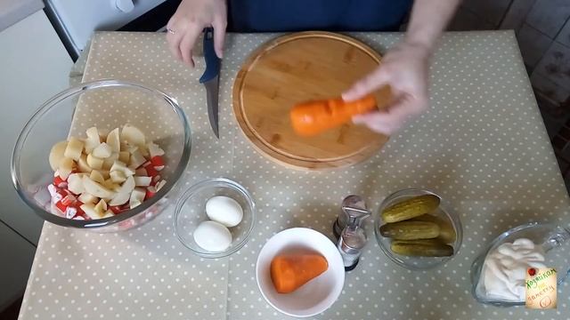 Салат С Крабовыми Палочками?? Вкусный и Простой Рецепт Крабового Салата Без Риса смотреть онлайн